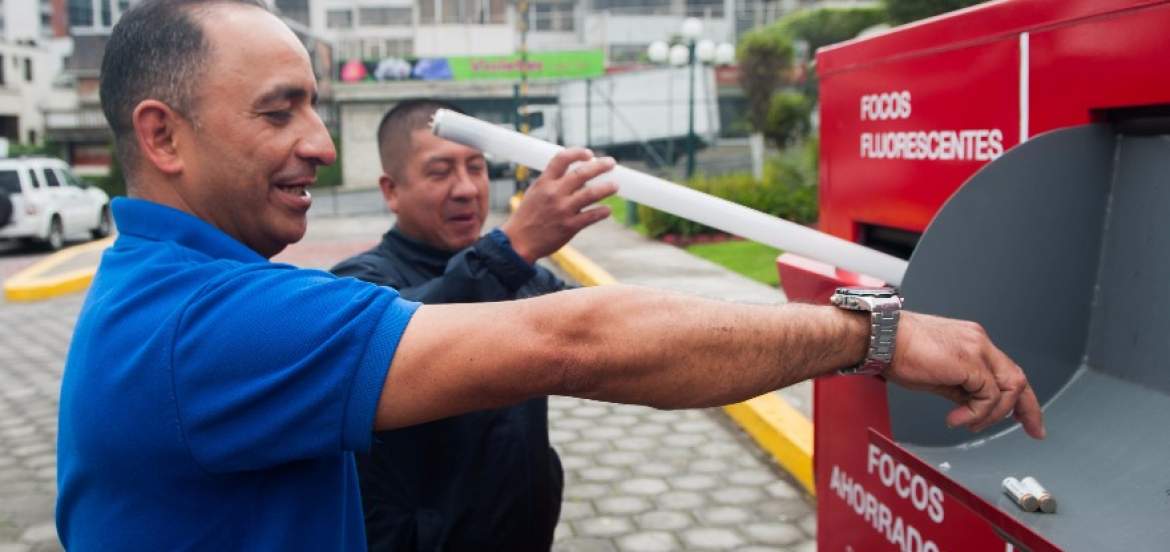 Quito prioriza la separación de residuos electrónicos domésticos