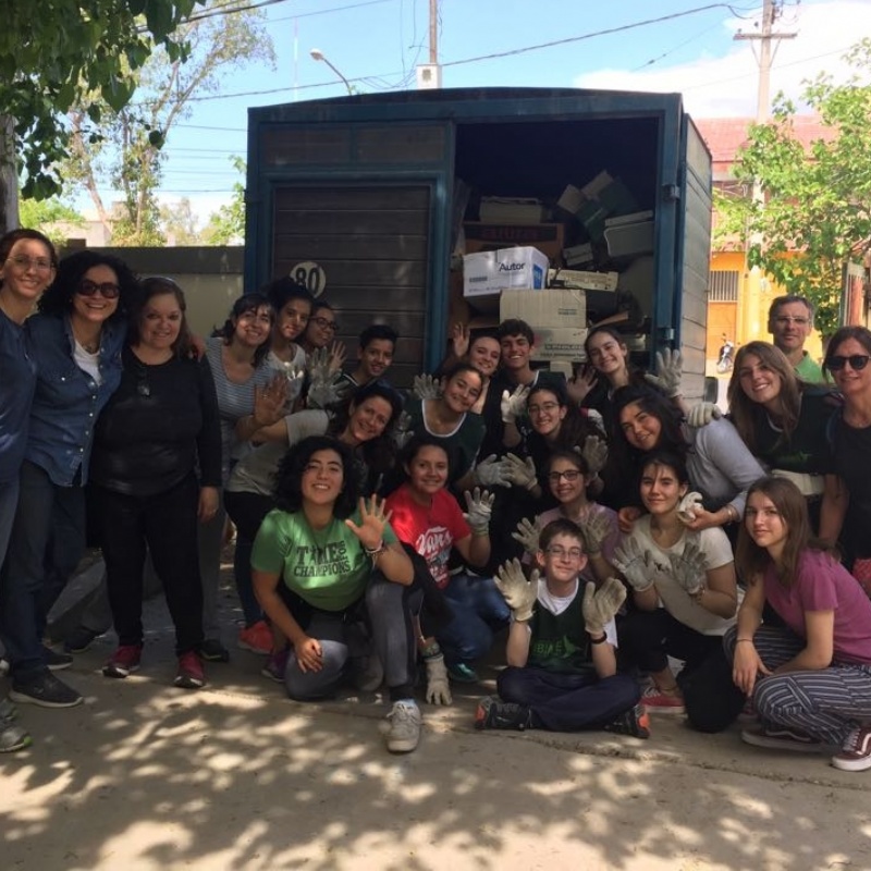 San Juan:El Colegio Central recolectó una cifra récord de basura tecnológica
